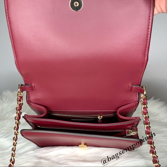 Tory Burch Leather Quilted Crossbody Bag - Picture 8 of 15